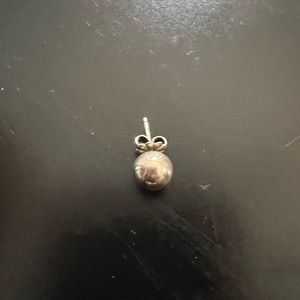 Tiffany 8mm Silver Earring Stud